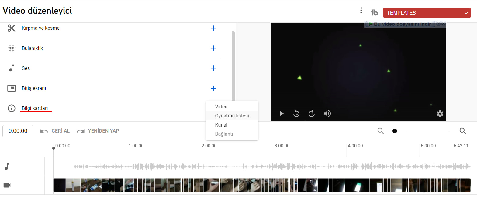 YouTube Kanalınızın Görüntülenmesini Artırmak İçin Kartlar ve Bitiş Ekranları Ekleyin