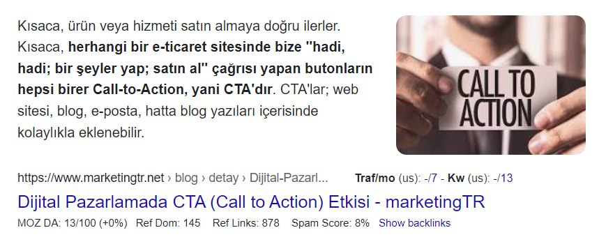 Öne Çıkan Snippet Fırsatlarını Keşfetmek için Google'ı Kullanın