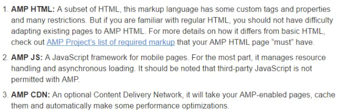 AMP, optimize edilmiş HTML kodunu kullanarak sayfalarınızı oluşturur. Sonuç olarak, sayfayı yavaşlatacak HTML kod etiketi yöneticisi özelliklerini ortadan kaldırdığı için sayfalar daha hızlı yüklenir.