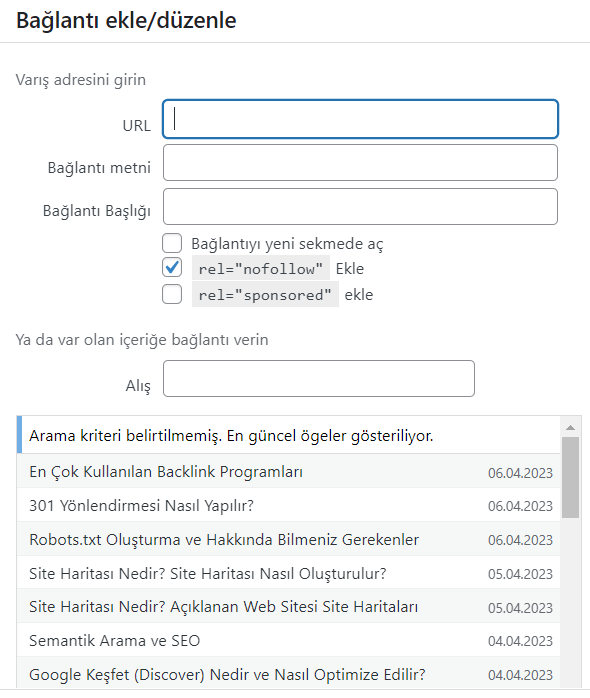 Yukarıda belirtildiği gibi, bağlantılar, arama motorlarının hangi sayfaların önemli olduğuna karar vermesine yardımcı olur. Bir web sitesine bağlantı verdiğinizde, sitenizin SEO puanının bir kısmını o bağlantıya aktarmış olursunuz. Bu SEO puanına “bağlantı suyu” denir.