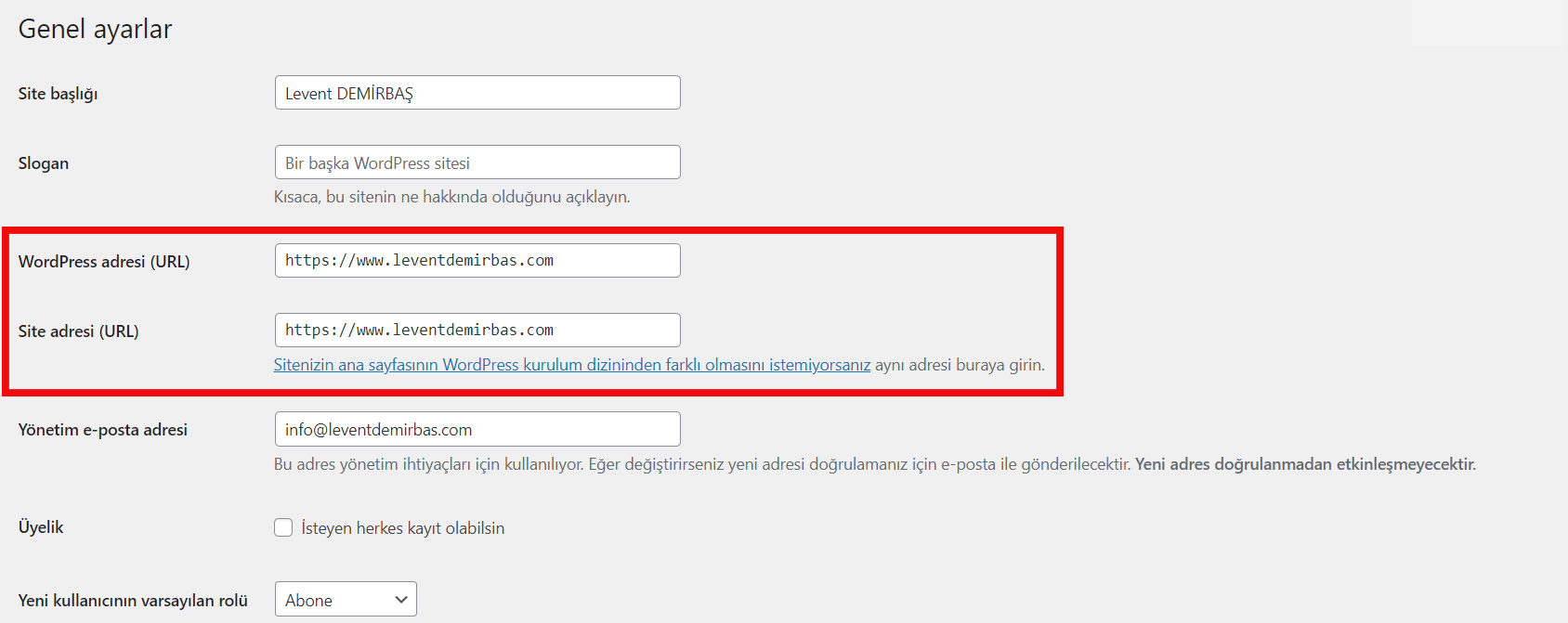 Web sitenize yeni başlıyorsanız, sitenizin URL'sinde www (http://www.example.com) veya www olmayan (http://example.com) kullanmak isteyip istemediğinizi seçmeniz gerekir.