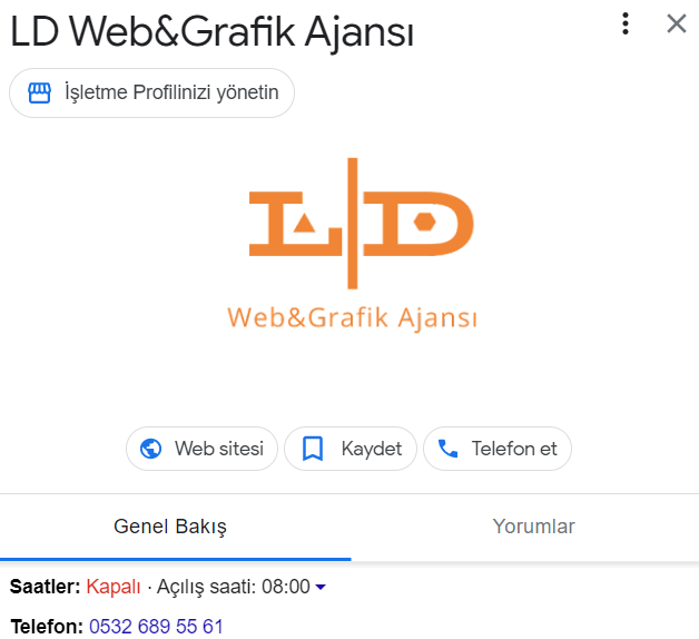 Google Benim İşletmem, İşletme Profilinizi gıpta ile bakılan 3'lü Pakette görünecek şekilde optimize etmenize yardımcı olabilir.