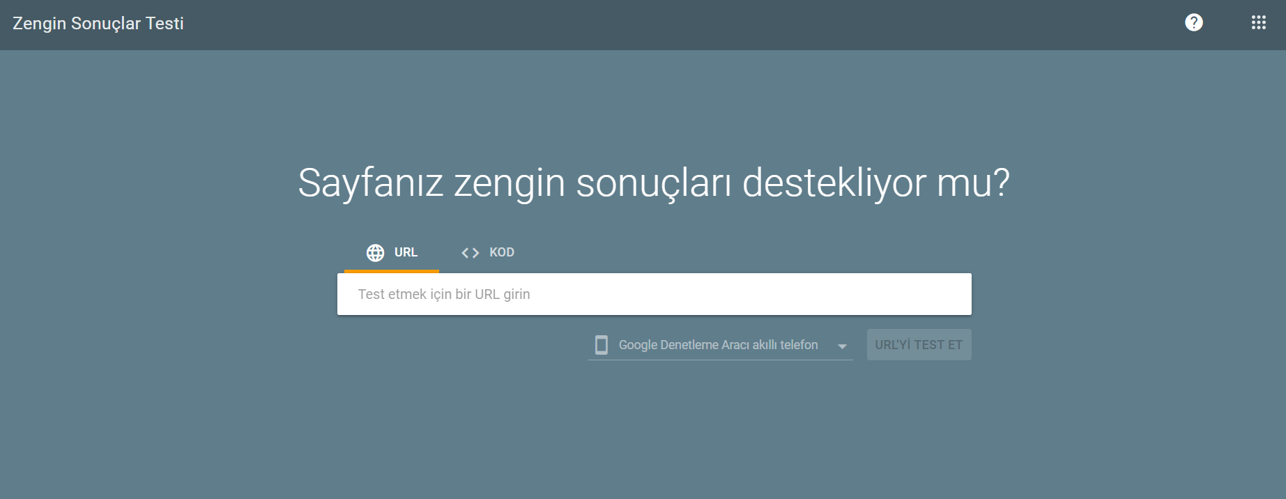 Yapısal Veri Test Aracı Nasıl Kullanılır?
